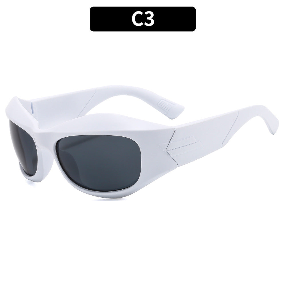 Venta al por mayor PC Futurista Hip Hop Babes Gafas de sol